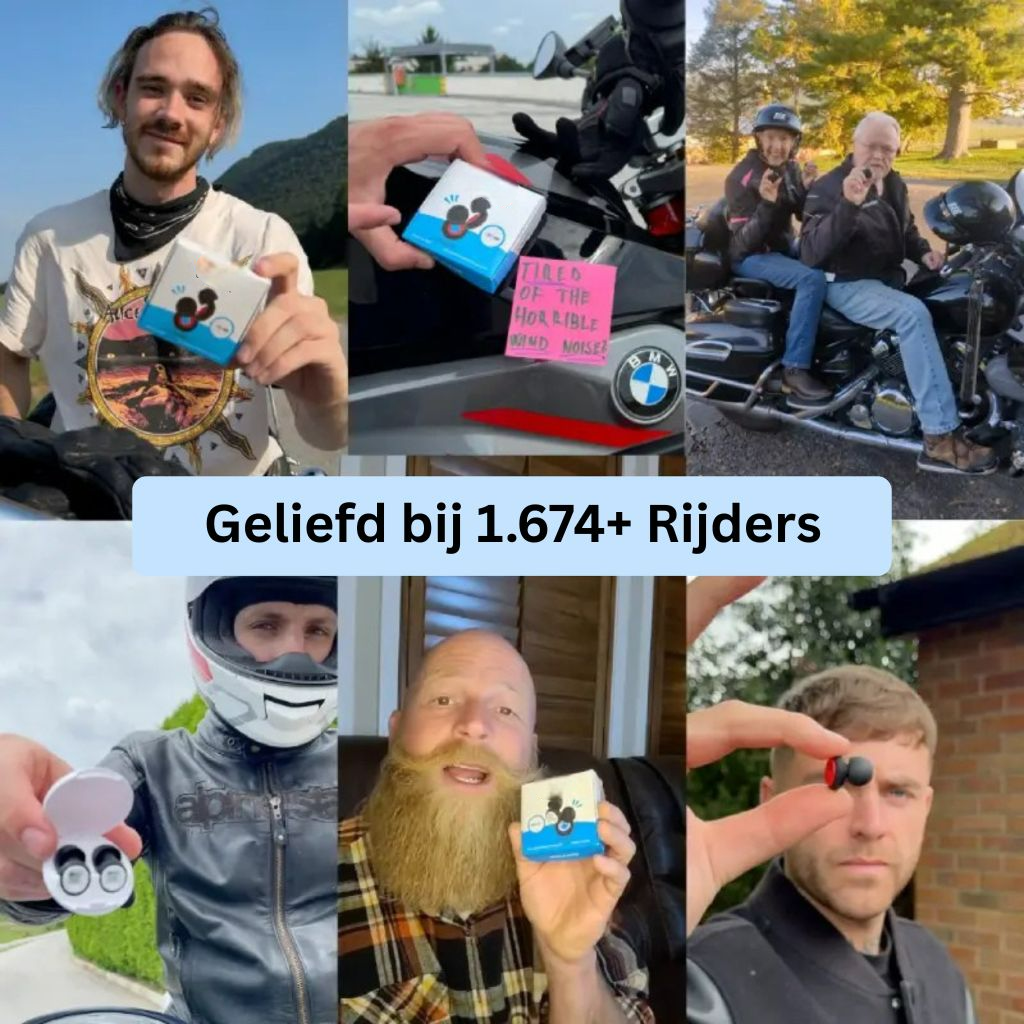 VindLugn™ Moto | Skydd mot vindbrus och öronsus