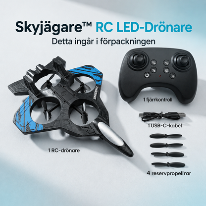Skyjägare™ RC LED-Drönare