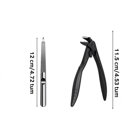 ErgoKlipp™ – Ergonomisk böjd nagelsax för tjocka naglar, inväxta naglar och enkel klippning