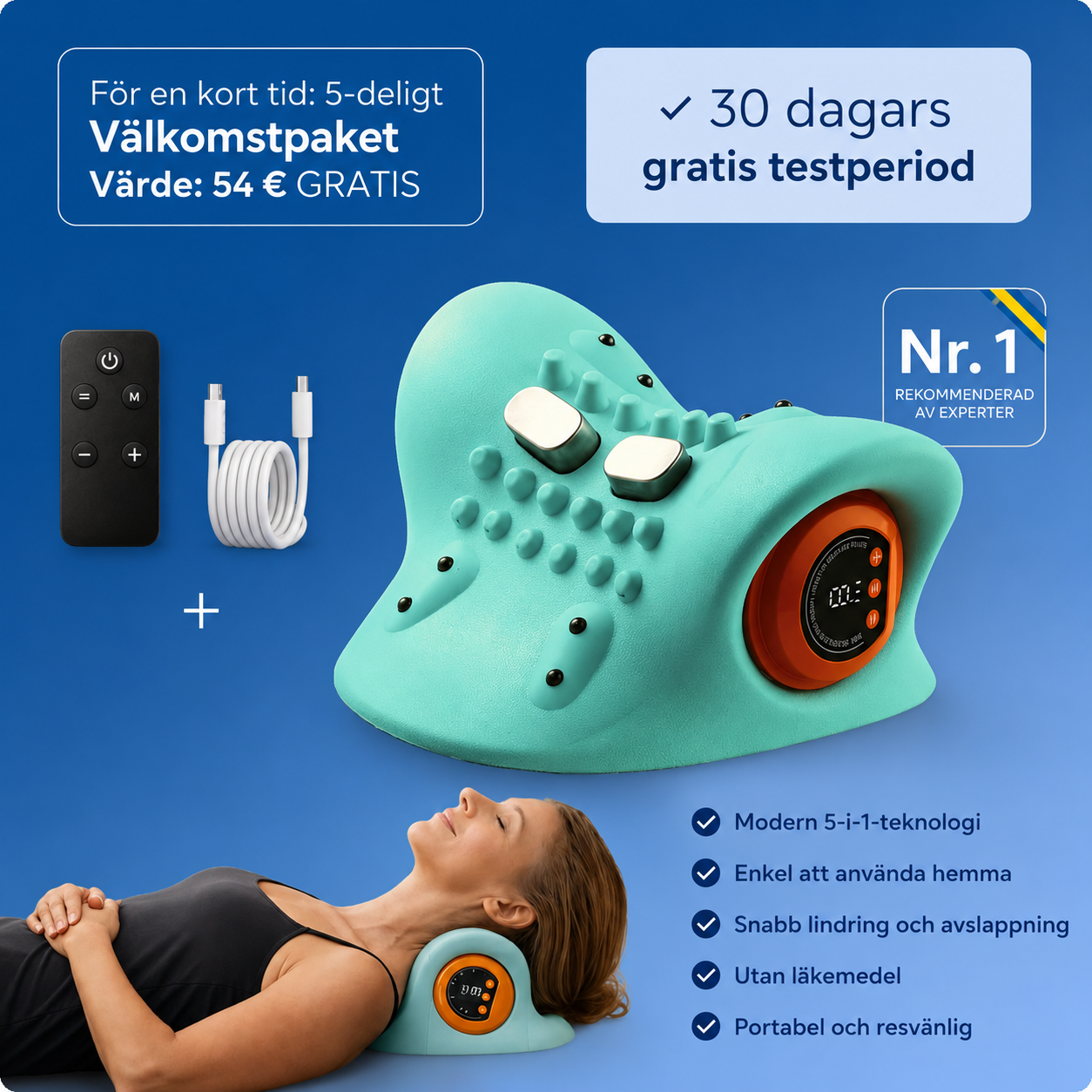 SpännFri™ | 5-i-1 Massageapparat
