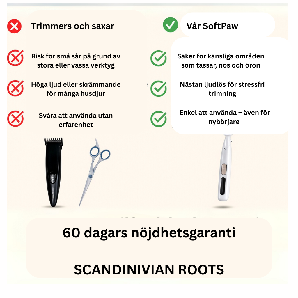 SoftPaw™ Husdjurstrimmer