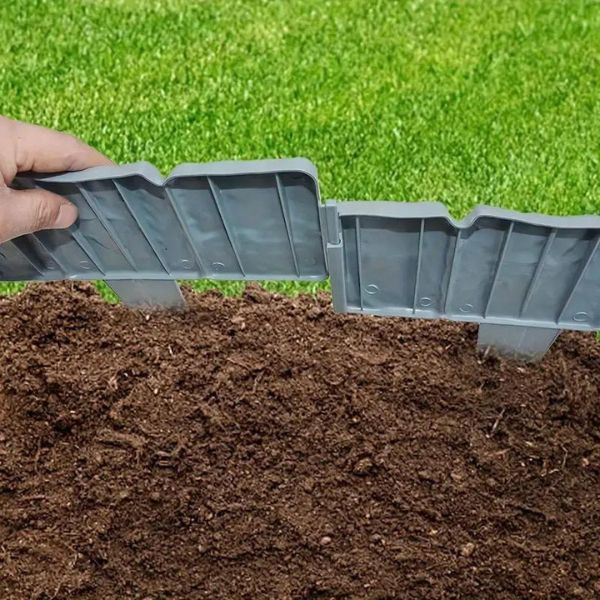 TrädgårdsKant™ Dekorativ trädgårdsavgränsning i stenlook
