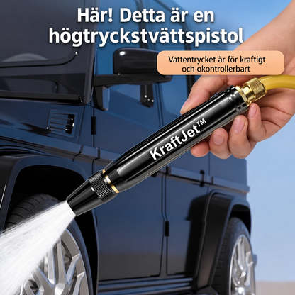 KraftJet™ Högtryckstvättspistol med gratis 5 meters slang och 4 kopplingar