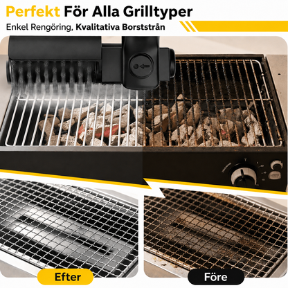 GrillBorste Pro™ | Den Snabba Lösningen för en Skinande Ren Grill