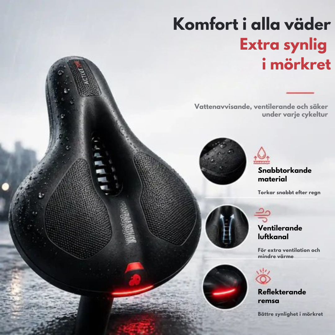 KomforSadel™ Slipp sadelvärk – cykla bekvämt från första kilometern