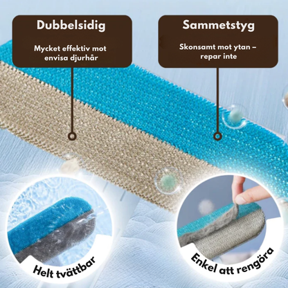 PälsRent™ Pro | 3-i-1 Djurhårsborttagare