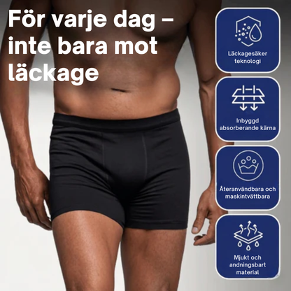TryggCore™ | Ser ut som vanliga boxers. Skyddar som inget annat.