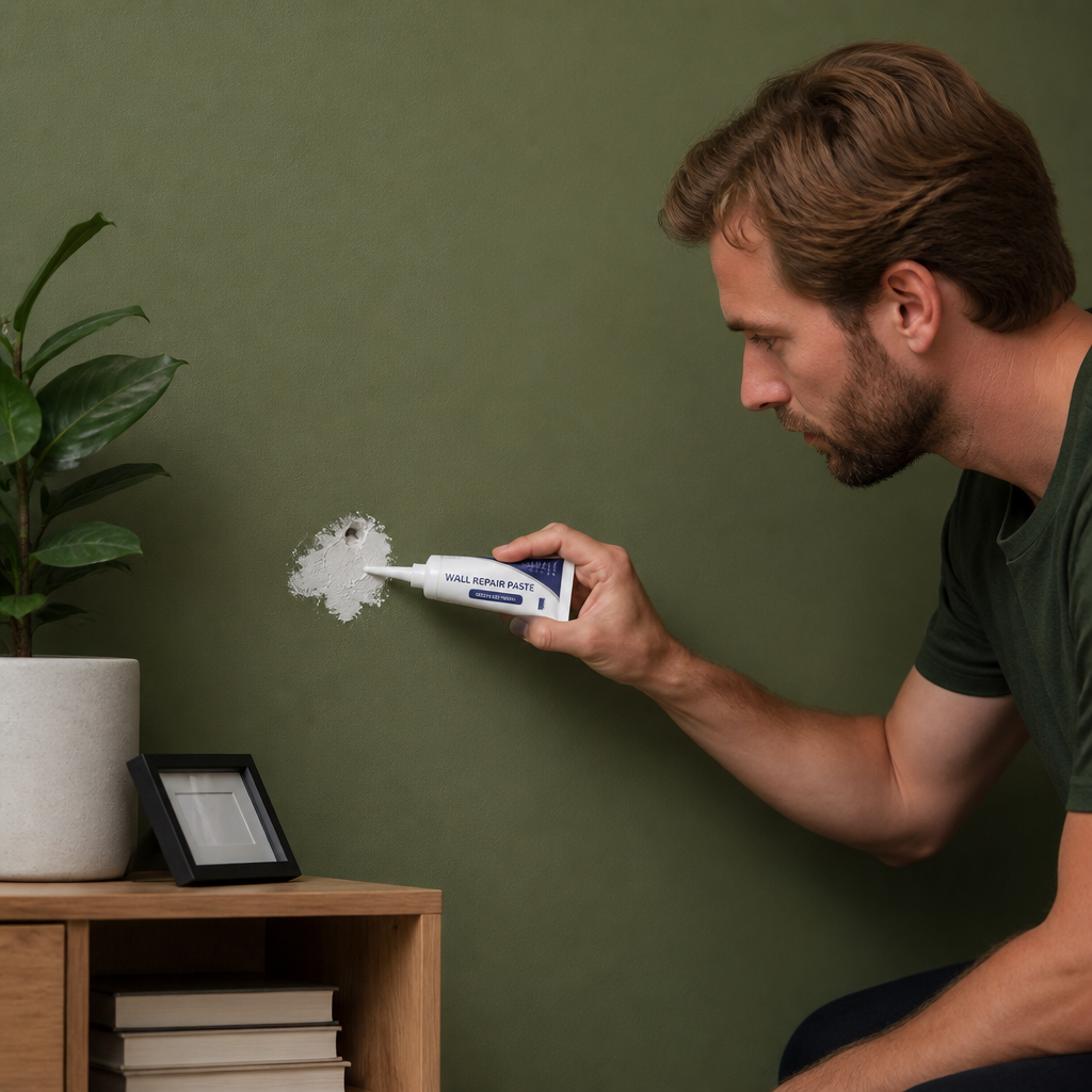 VäggFix™ – Snabb Fyllning För Sprickor Och Hål