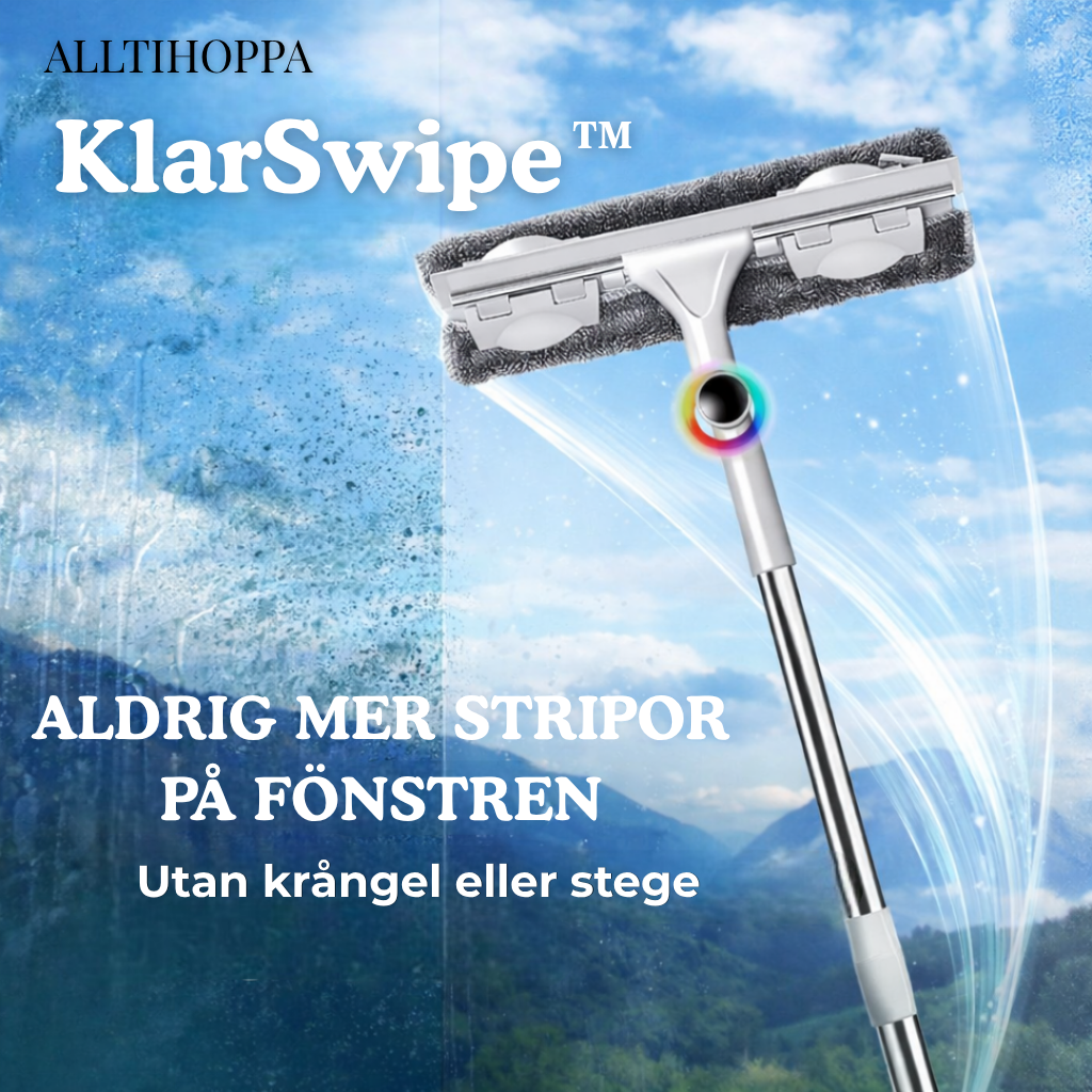 KlarSwipe™ – Rengör och torka i ett enda drag