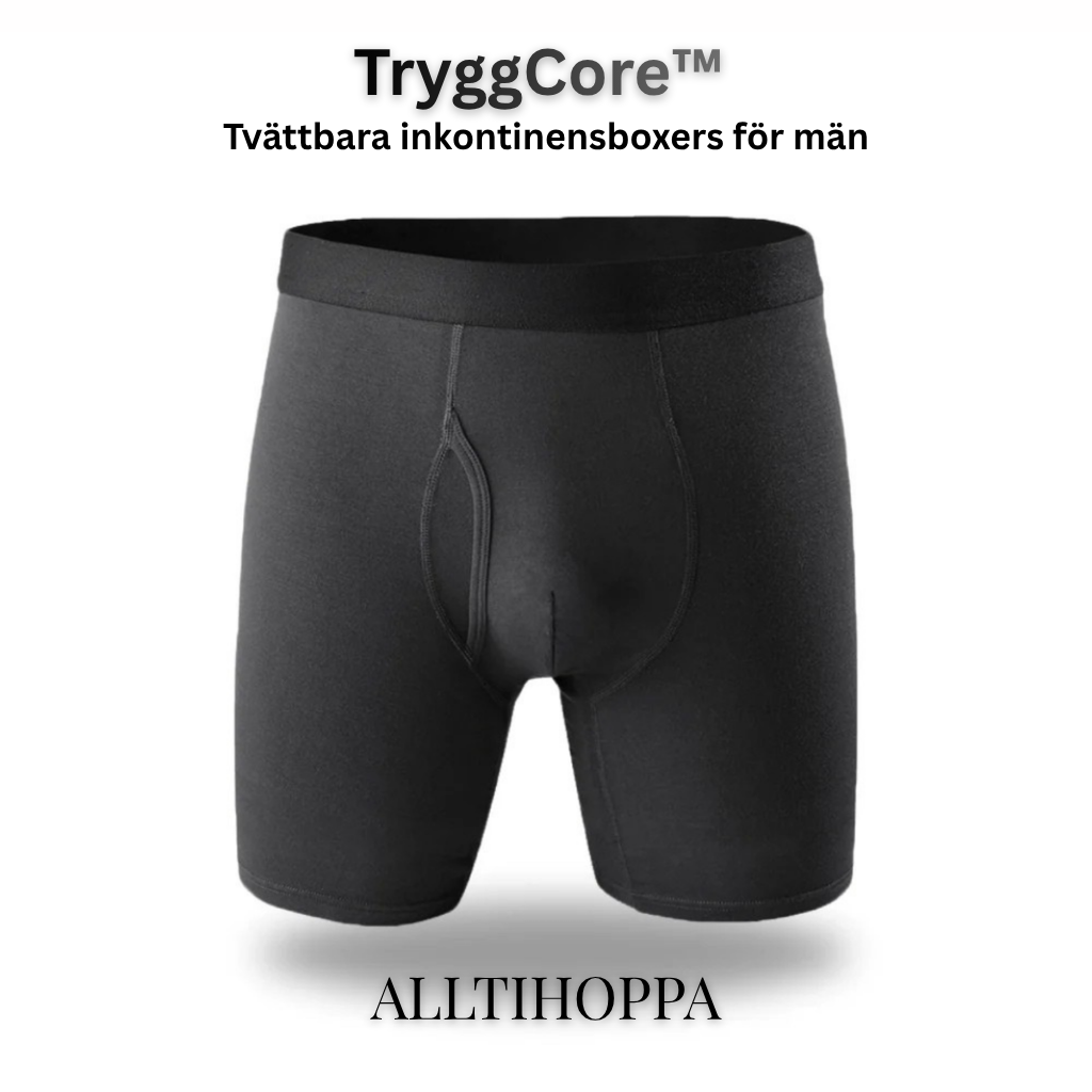 TryggCore™ | Ser ut som vanliga boxers. Skyddar som inget annat.