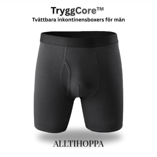 TryggCore™ | Tvättbara inkontinensboxers för män