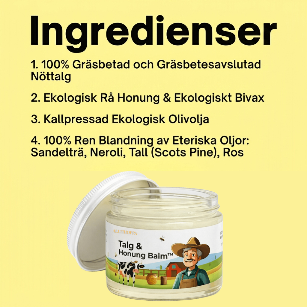 Talg & Honung Balm™ | Naturlig Hudvård