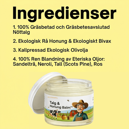 Talg & Honung Balm™ | Naturlig Hudvård