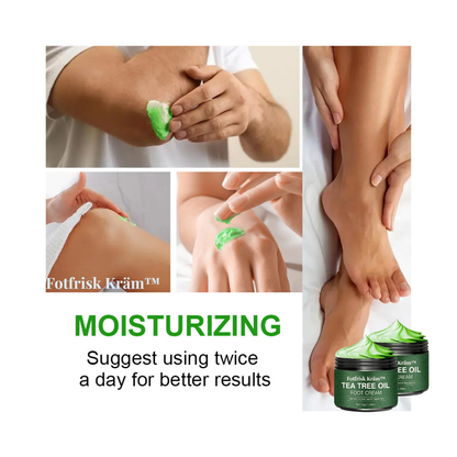 Fotfrisk Kräm™ – Lugna aloe vera & tea tree fotvård