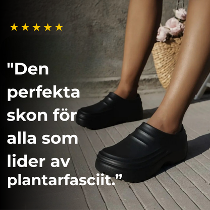 FlexiSteg™ – Hälsosamma och halksäkra komforttofflor
