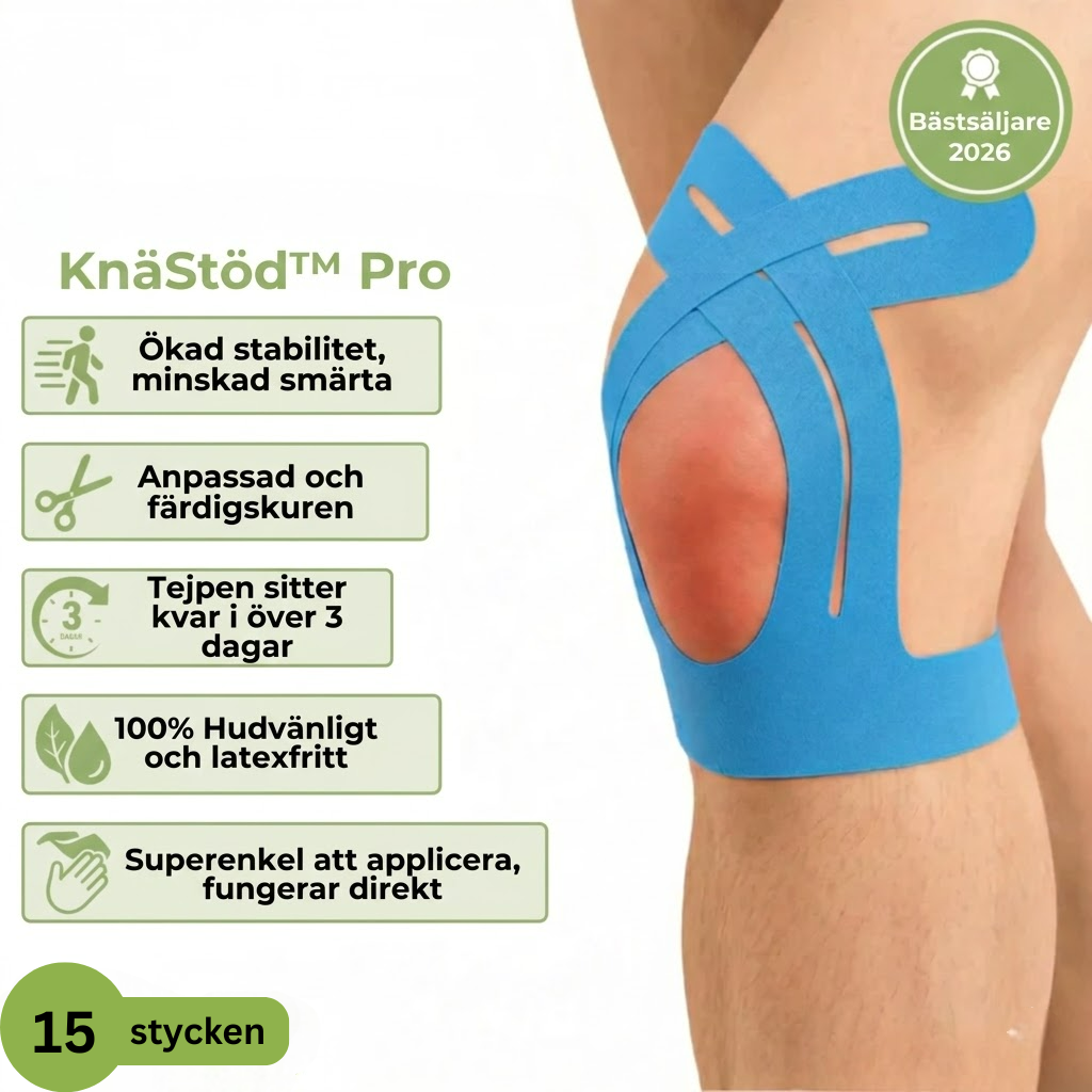 KnäStöd™ Pro – Smärtlindring och stabilitet i varje steg