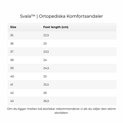 Svala™ | Ortopediska Komfortsandaler