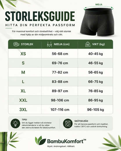 BambuKomfort™ - Boxershorts i bambufiber Essential (5+5 GRATIS)