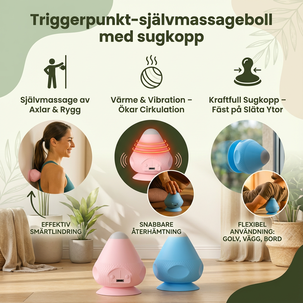 KnutFri - Självmassageboll med sugpropp, detalj