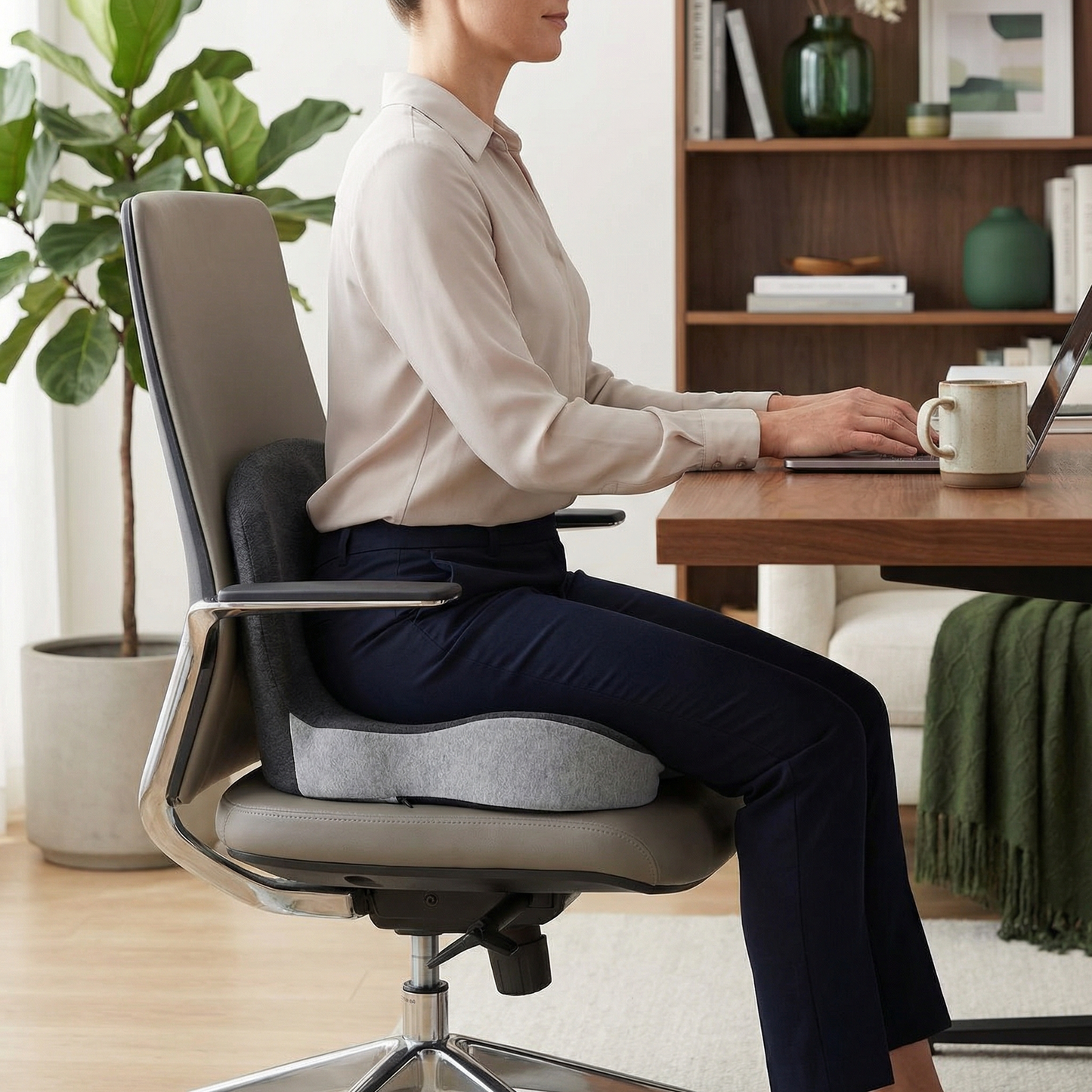 ErgoRelief™ Sittkudde – Avlastning för svanskotan & ryggen