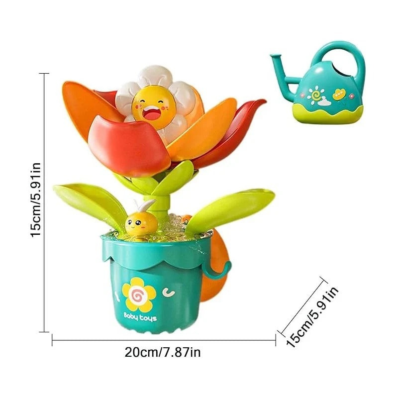 PlaskBlomma™ – Badtidsleksak med Kanna