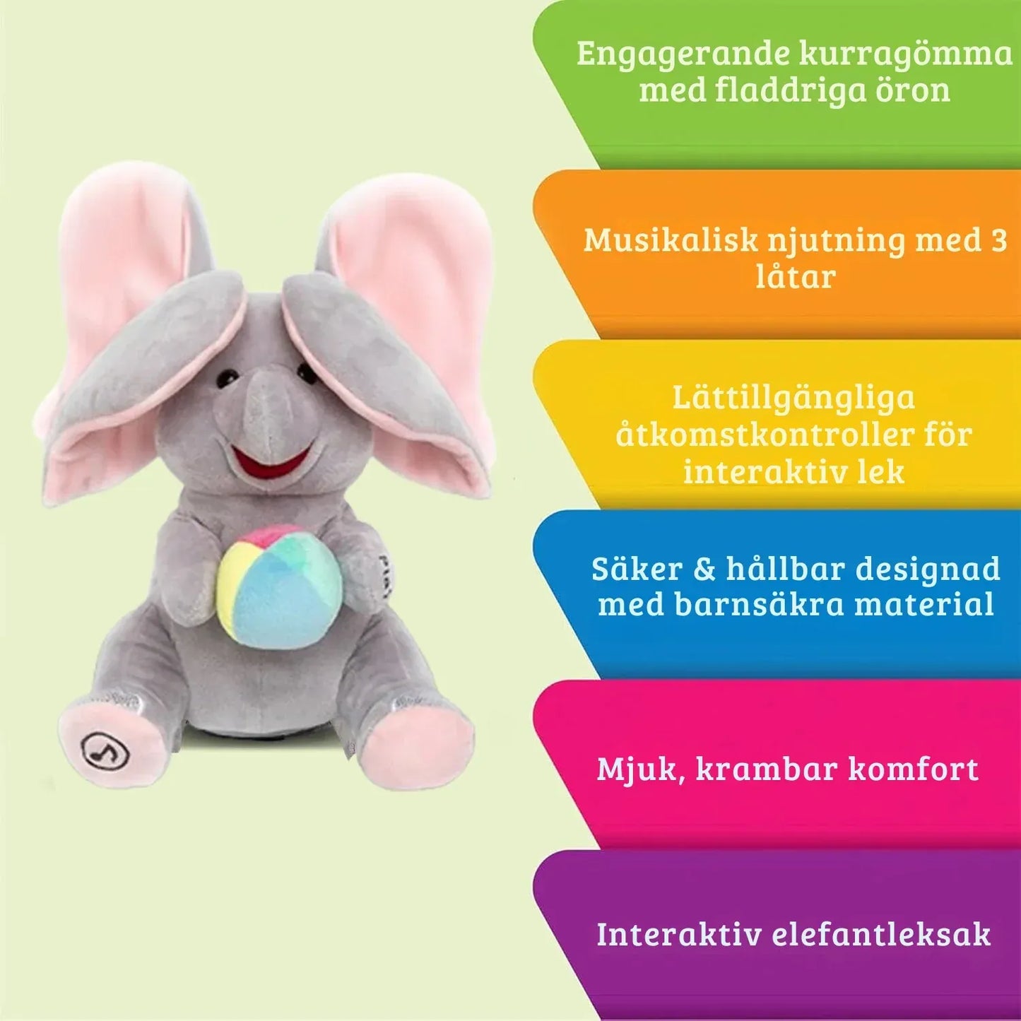MelodiElefanten™ – Din lilla musikaliska elefantkompis