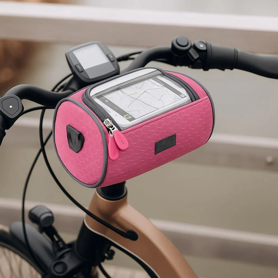 CycleMate™ – Vattentät Styreväska för Cykel med Praktisk Pekskärm