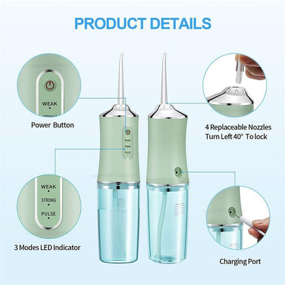 AquaRen™  - Electric Pulse Dental Water Flosser för djup rengöring