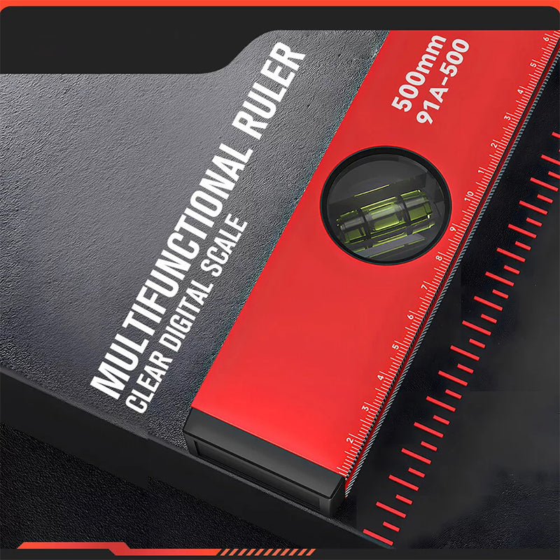 NivåPro™ Multifunktionellt magnetiskt vattenpass – Digital LCD & hög precision perfekt för bygg och DIY